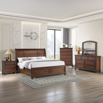 Ensemble de chambre à coucher 5 pièces Eedie