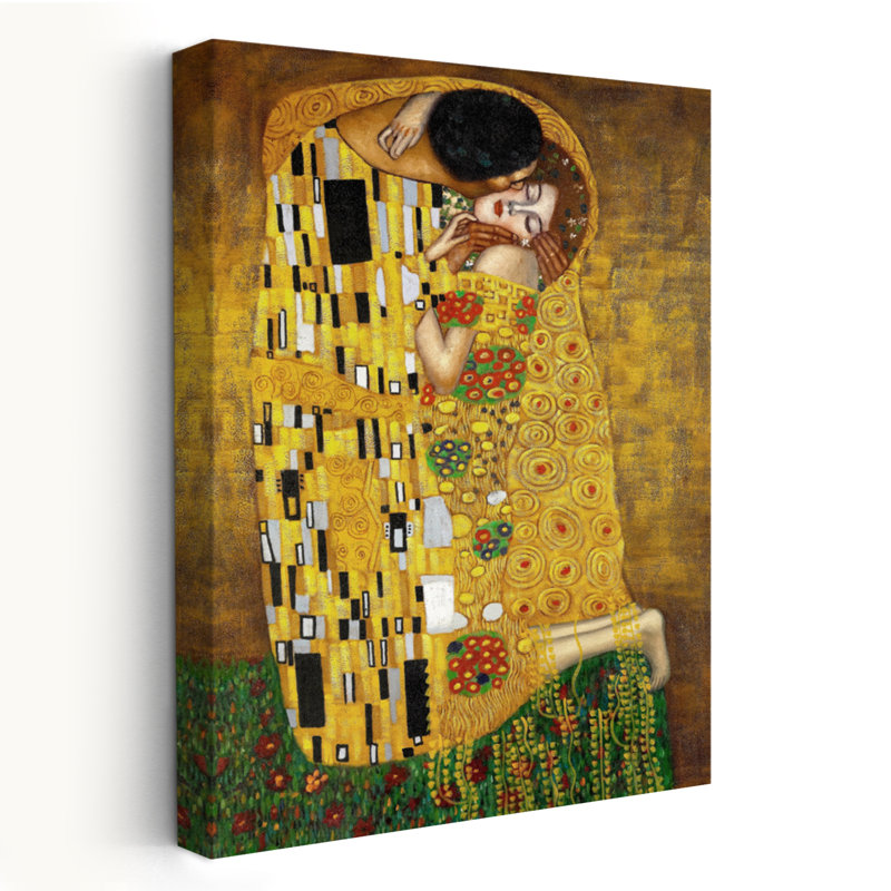 Le baiser - musée figuratif, études de romans, symbolisme, art, H 24 po x l 16 po