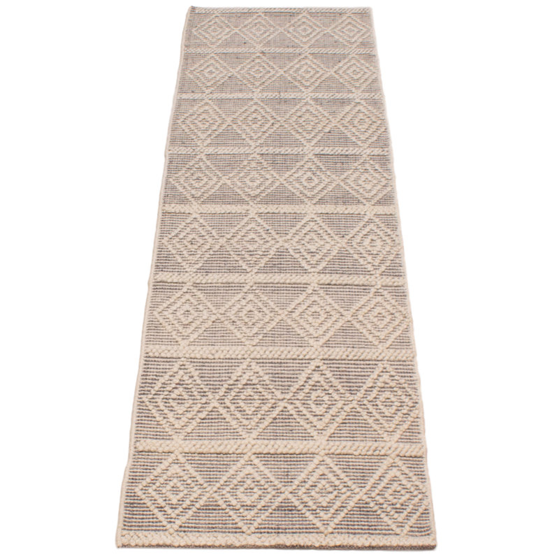Krisana Wool Geometric Indoor Rug, Runner 2'7" x 10'3"