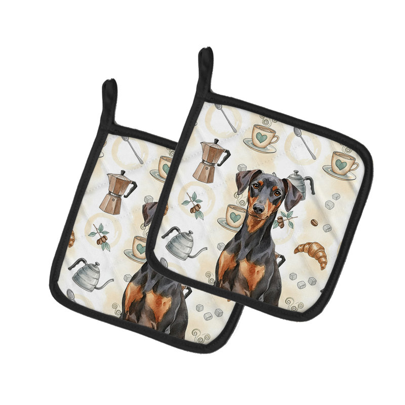 Paire de poignées de bar allemand Pinscher