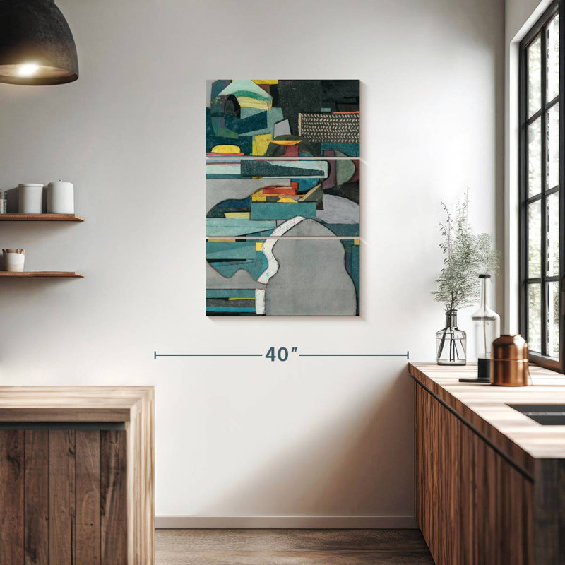 Collage Avery Mid-Century IV, H 38 po x l 24 po