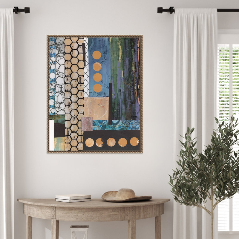 «Mashup No. 2» par Natalie Avondet, reproduction d'art sur toile encadrée, 23 x 28