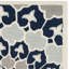 Miu Bellagio Hand-Tufted Wool Navy Blue Area Rug-22178941