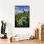 Toile épique Graffiti «Tall White Asters At West Quoddy Head» par Rick Berk, 18 po x 26 po-109176654
