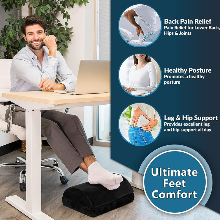 Ergonomic Foot Rest Under Desk Office Desk Footrest Rocking Foot Nursing  Stool
