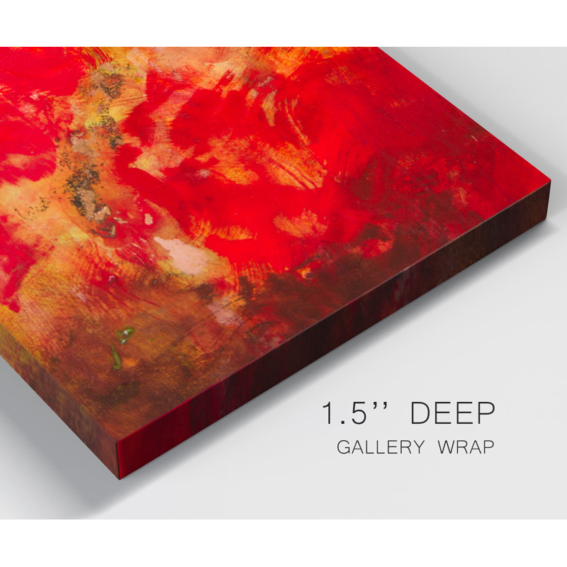 «Gold and Gray Exploration I», reproduction d'art sur toile, H 36 po x l 24 po x P 1 po