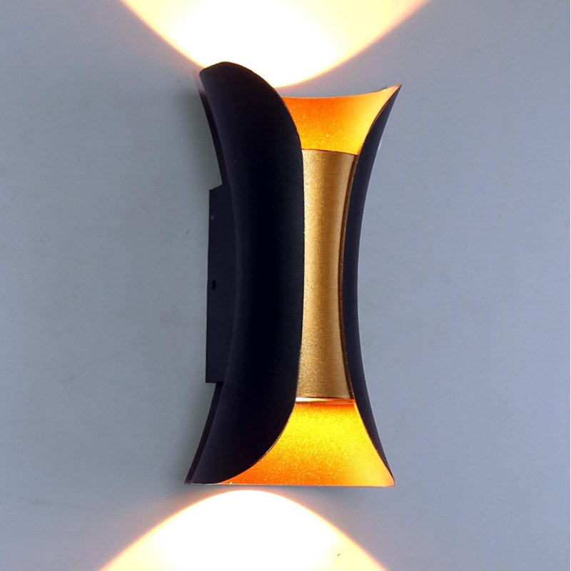 Matte Black 20cm H Outdoor Sconce