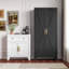  Grand garde-manger 71 po en métal avec tablettes réglables - Armoire de rangement autoportante pour cuisine, salle à manger, salon, salle de bain, bureau à domicile, couloir, atelier