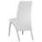 Compson White And Chrome 5-Piece Dining Set