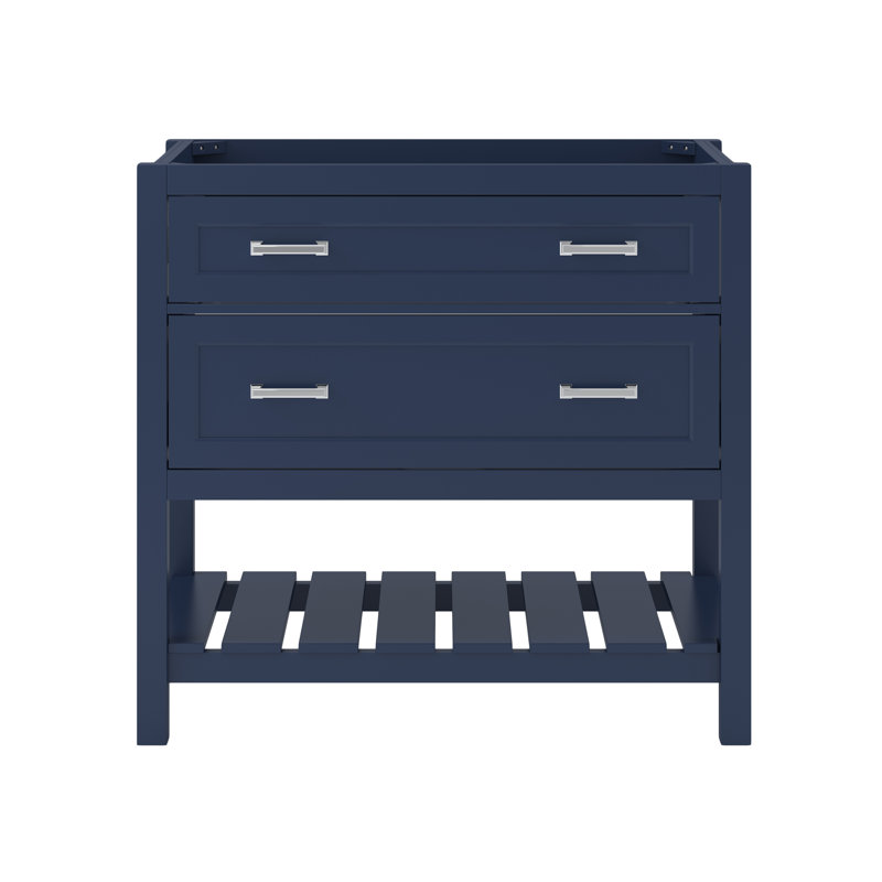 Lawson 36'' Single Bathroom Vanity Base Only, Aegean Blue
