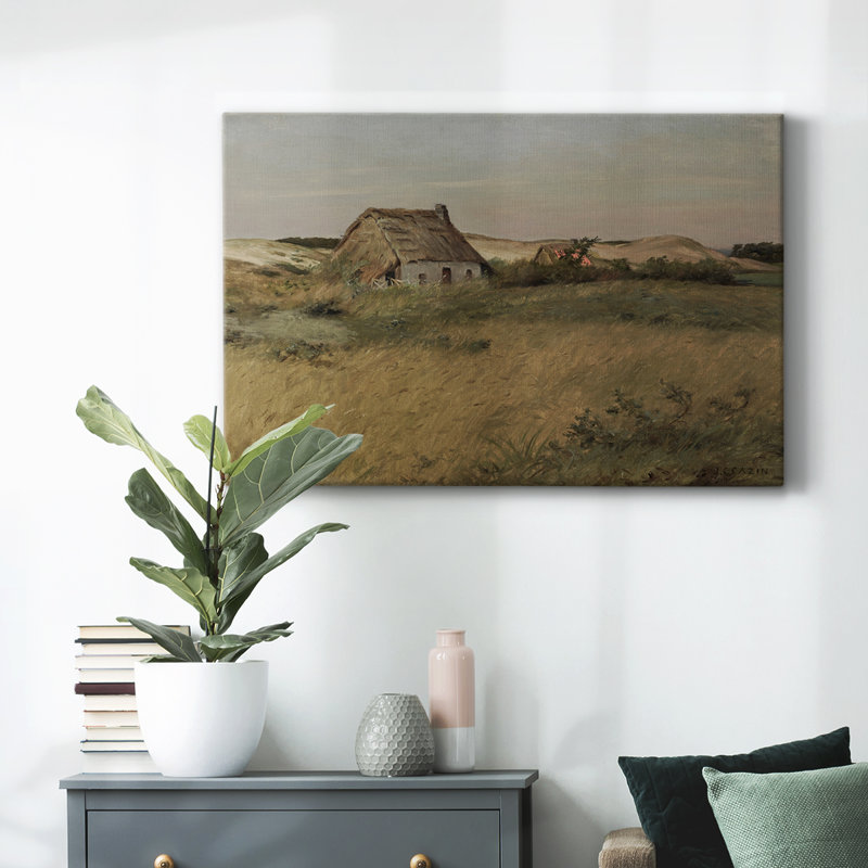 "Vintage Landscape -DCCCLxxi" sur toile, Toile tendue, H 9 po x l 13 po x P 1,5 po