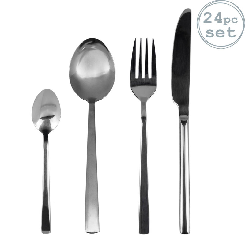 Argon Tableware - Tondo 18/0 Stainless Steel Cutlery - Silver