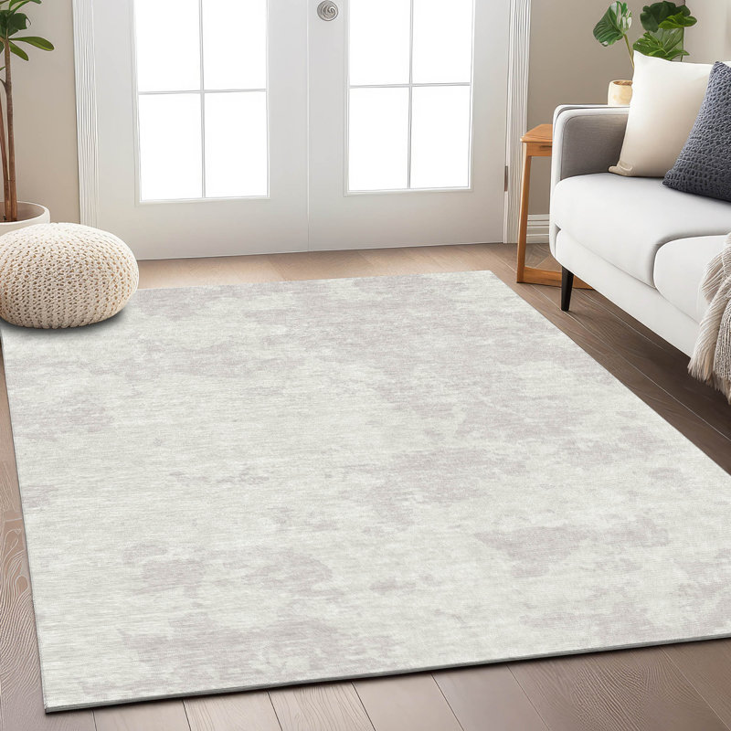 Maliana Washable Abstract Indoor / Outdoor Rug, Rectangle 9' x 12'