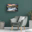 Art mural sur toile tendue - Art mural Rick Berk «Sunset at Swift River Falls» pour le salon, la chambre à coucher ou le bureau - 30 x 47