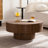 30.51" Round Wood Coffee Table
