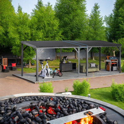 Durable Canopies & Gazebos(must Include Frame) Steel Modern Patio Shade