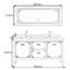 Armoire de salle de bain simple et moderne en acier inoxydable-111166892