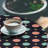 Winston Porter Outer Space Fitted Round Tablecloth Diameter Grey Multicolor
