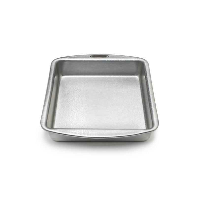 Doughmakers 10'' Aluminum Non-Stick Square Cake Pan