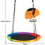 Freeport Park Jorah Fabric Web / Saucer Swing Swing Seat with Chains