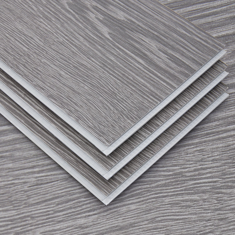 12.5cm W x 91.5cm L x 0.4cm Laminate Flooring, Dark Grey