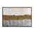 Toile avec cadre en bois brun