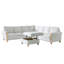 Canapé modulaire de style campagnard rayé Terren-1411464390