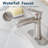 Sink Faucet With Deck Plate Waterfall Brushsed With Pop Up Drain And Supply Lines Bathroom Faucets For Sink 1 Hole One Handle Faucets Vanity Bath Mixer Tap-118499547