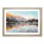 Mountain Reflection in Italy in Abstract - Picture Frame Graphic Art Print-55731020-55731011