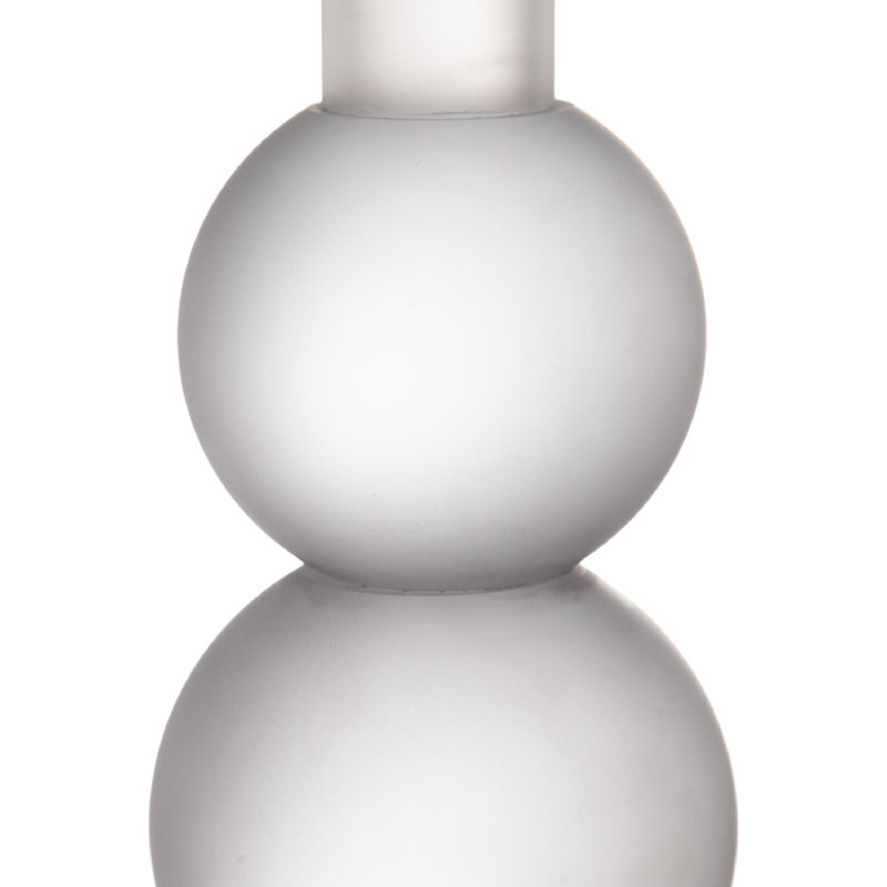 Chandelle de table en verre 7,1 po
