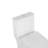 White Ceramic Toilet, 1.1/1.6 Elongated Comfort Height, & , Close Seat T039wt White, Quiet