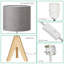 Riverton Wood Tripod Lamp-1870355871