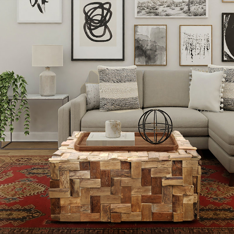 Hoang Solid Wood Coffee Table