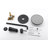 Euro Collection Shower Trim System: 8" Round Shower Head, Single Handle Set, Tub Spout & Rough-in Valve Included - Oil Rubbed Bronze-92461022