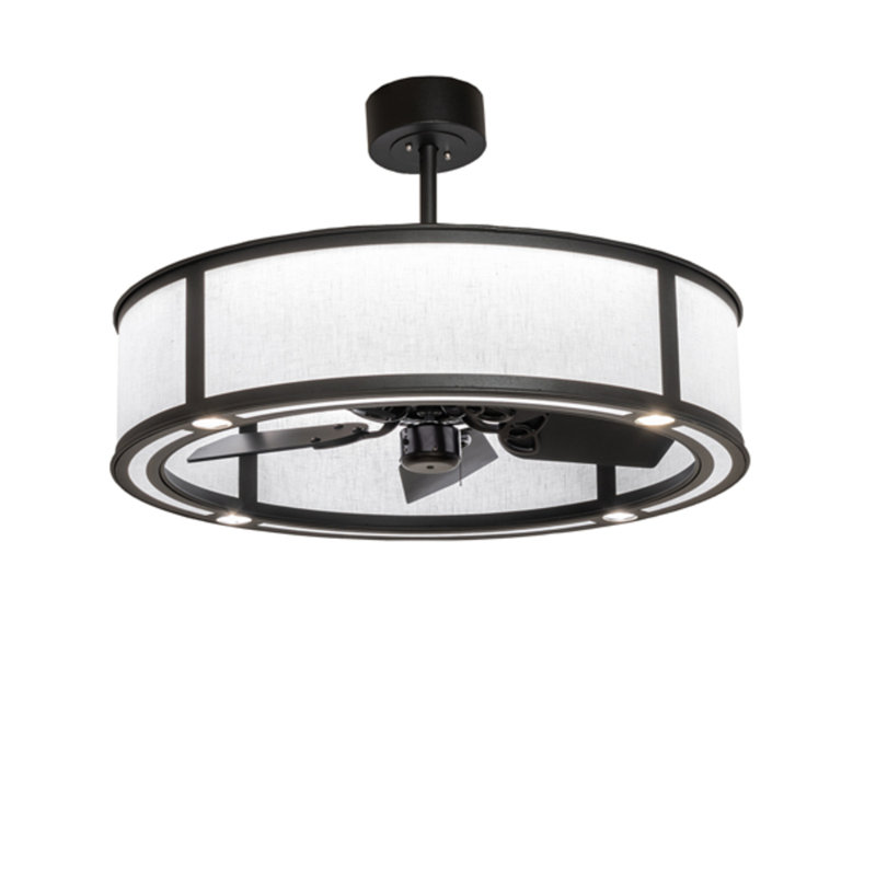 Smythe Craftsman LED Downrod Ceiling Fan