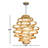 Vertigo 6-Light Unique / Statement Geometric Chandelier