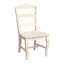  Chaise d'appoint en bois massif Icadarco