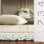Tapis tressé intérieur / extérieur beige / bleu clair 322-1370819235