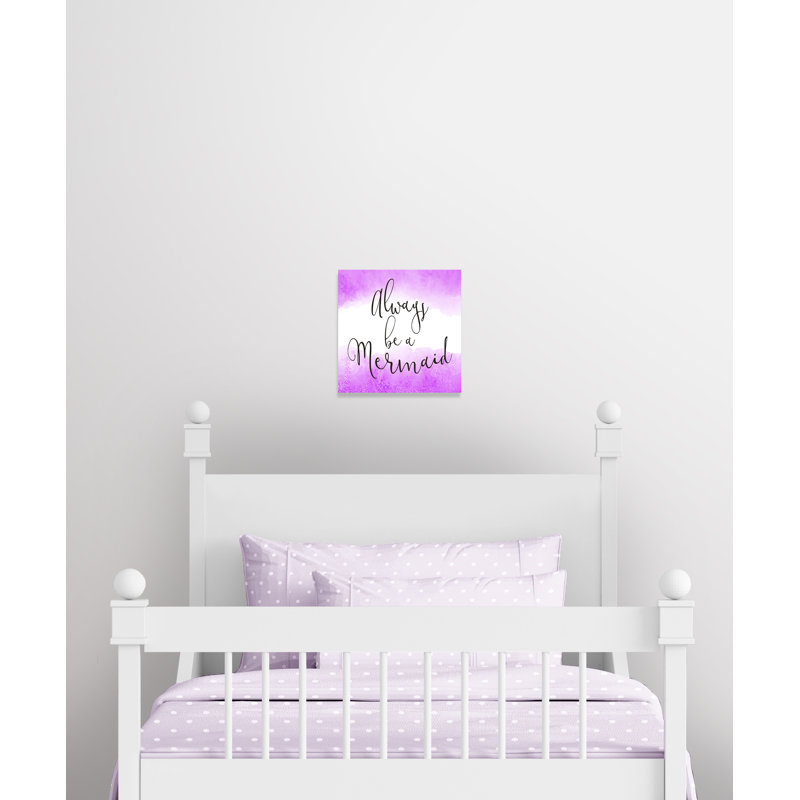 Toujours être un sirène 2, H 16 po x l 16 po x P 1,5 po, Toile
