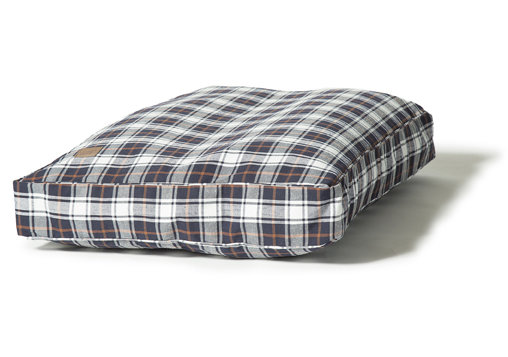 Lumberjack Cotton Pet Bed Cover, Large (79 cm L x 125cm W), Red/Grey