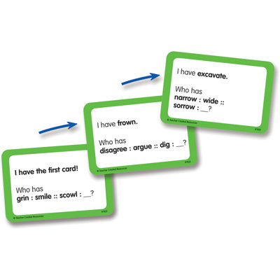 I Have, Who Has Language Arts Game