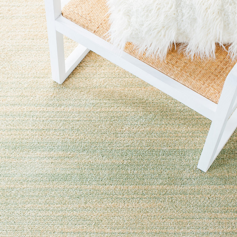 Haileyjo Performance Solid Color Rug, Round 6'