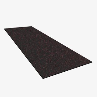 Goodyear ReUz Rubber Flooring Rolls -- 3mm x 48 x 10ft - Black