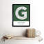 Ghaziabad City Map Ghaziabad Green - Single Picture Frame Typography