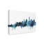 « santorini blue blue horizon », reproduction d’impression sur toile tendue-1399527363