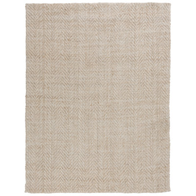 Jiona Ivory Hand-Woven Jute Rug
