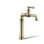 Artifacts Gentleman's Single Hole Bathroom Faucet with Drain Assemby