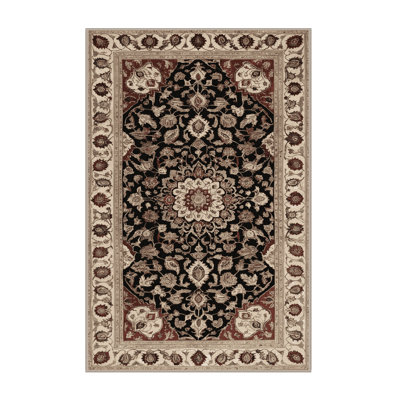 Machine Washable Persian Beige Area Rug