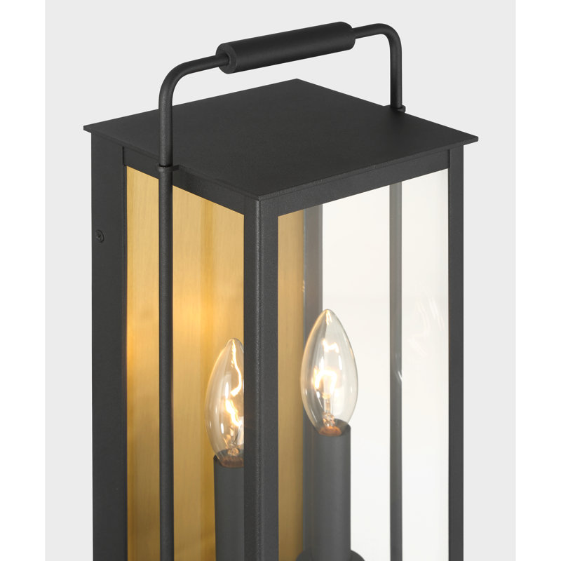 Applique murale d'extérieur 2 lumières 16,5 po Gilian