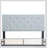 Light Gray Twin Bed